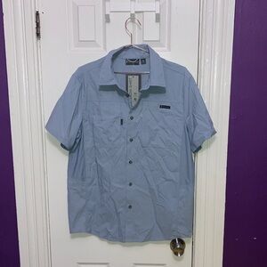 Free Country Blue‎ Cloud Men's Shirt Size M